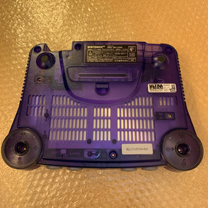 Midnight Blue Nintendo 64 set with ULTRA HDMI (HW2 with RGB) kit - compatible with JP and US games
