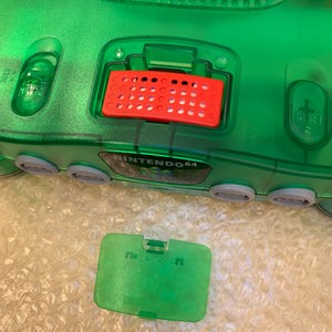 Jungle Green Nintendo 64 set with ULTRA HDMI (HW2 with RGB) kit - compatible with JP and US games