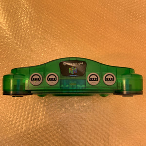 Jungle Green Nintendo 64 set with ULTRA HDMI (HW2 with RGB) kit - compatible with JP and US games