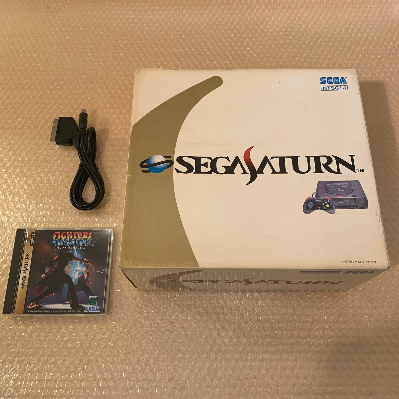 Boxed Skeleton Sega Saturn set - Region Free + FRAM Memory