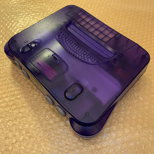 Midnight Blue Nintendo 64 set with ULTRA HDMI (HW2 with RGB) kit - compatible with JP and US games
