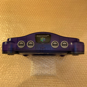 Midnight Blue Nintendo 64 set with ULTRA HDMI (HW2 with RGB) kit - compatible with JP and US games