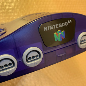 Midnight Blue Nintendo 64 set with ULTRA HDMI (HW2 with RGB) kit - compatible with JP and US games
