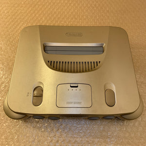 Gold Nintendo 64 set with ULTRA HDMI (HW2 with RGB) kit - compatible with JP and US games
