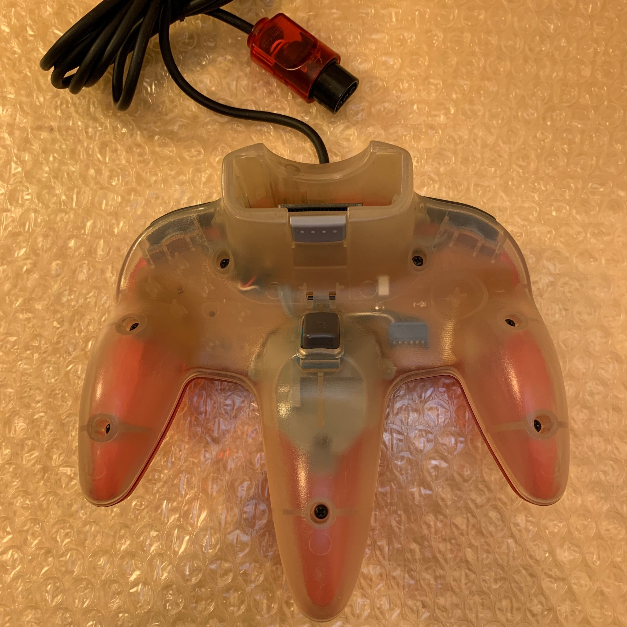 Clear Red Nintendo 64 set with ULTRA HDMI (HW2 with RGB) kit - compati ...