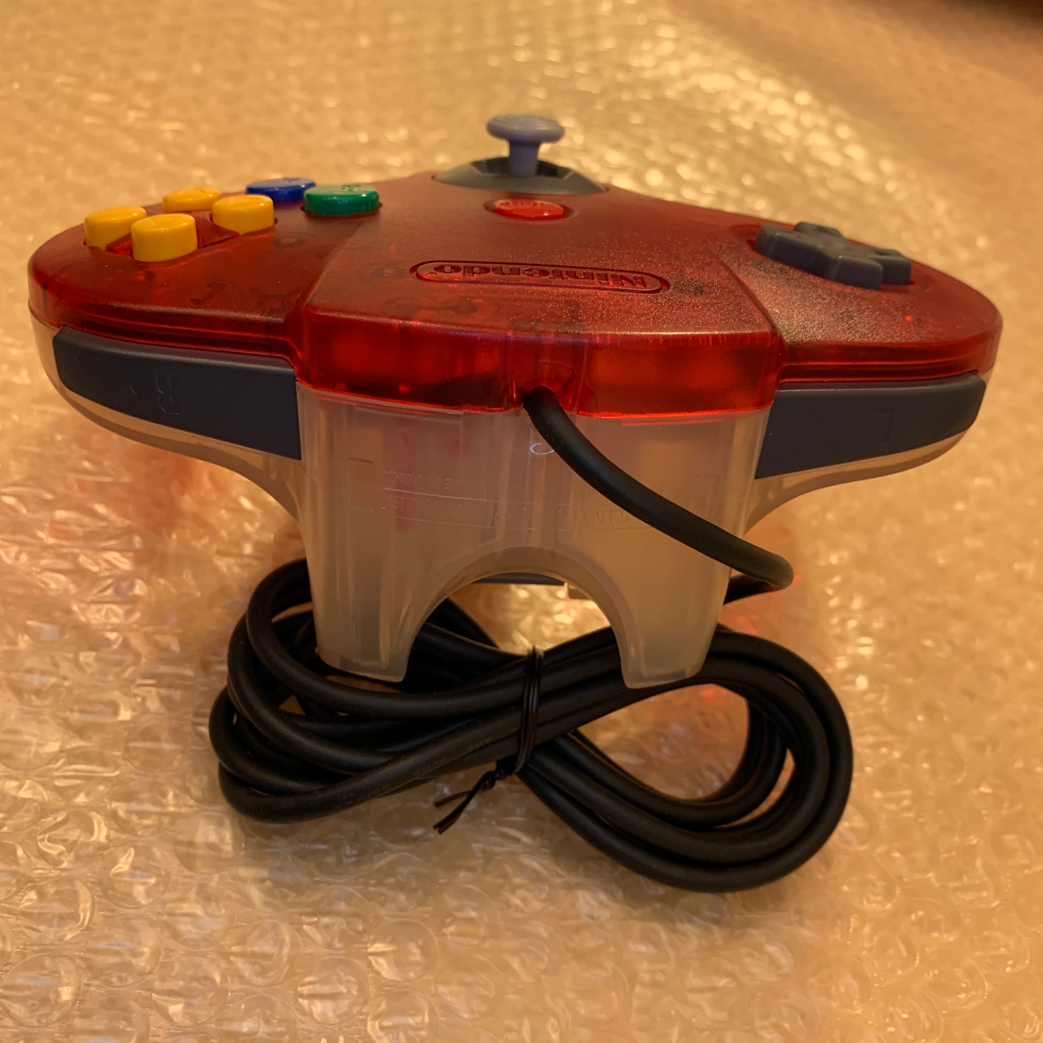 Clear Red Nintendo 64 set with ULTRA HDMI (HW2 with RGB) kit - compati ...
