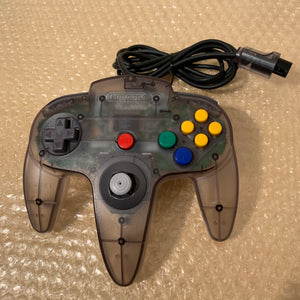 Jusco Clear Grey Nintendo 64 set with N64Digital kit - compatible with JP and US games