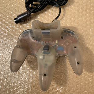 Jusco Clear Grey Nintendo 64 set with N64Digital kit - compatible with JP and US games