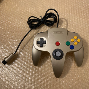 Gold Nintendo 64 set with N64Digital kit - compatible with JP and US games