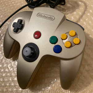 Gold Nintendo 64 set with N64Digital kit - compatible with JP and US games