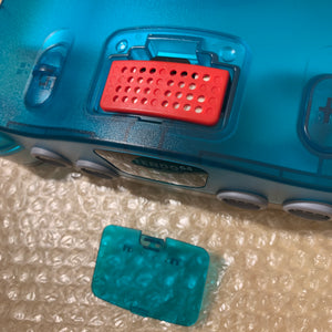 Clear blue Nintendo 64 set with N64Digital kit - compatible with JP and US games