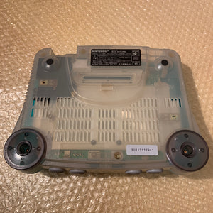 Clear blue Nintendo 64 set with N64Digital kit - compatible with JP and US games