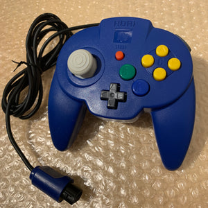 Clear blue Nintendo 64 set with N64Digital kit - compatible with JP and US games