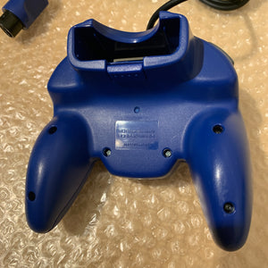 Clear blue Nintendo 64 set with N64Digital kit - compatible with JP and US games