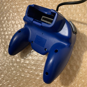 Clear blue Nintendo 64 set with N64Digital kit - compatible with JP and US games