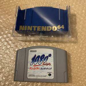 Clear blue Nintendo 64 set with N64Digital kit - compatible with JP and US games