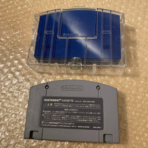 Clear blue Nintendo 64 set with N64Digital kit - compatible with JP and US games