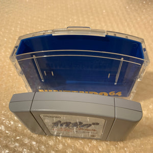 Clear blue Nintendo 64 set with N64Digital kit - compatible with JP and US games