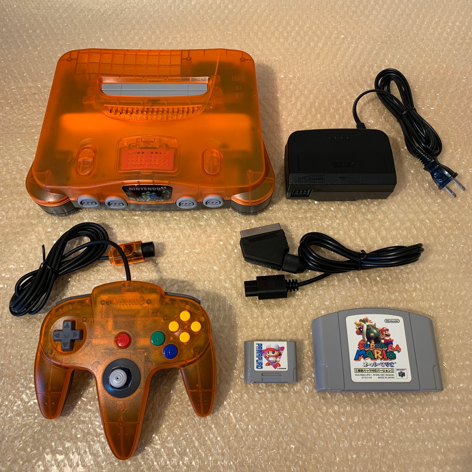 Daiei Hawks Nintendo 64 set with N64Digital kit - compatible with JP and US games