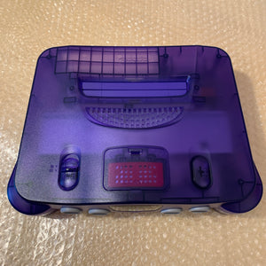 Boxed Midnight Blue Nintendo 64 set with N64Digital kit - compatible with JP and US games