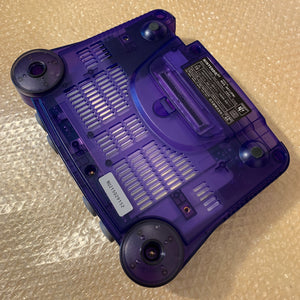 Boxed Midnight Blue Nintendo 64 set with N64Digital kit - compatible with JP and US games