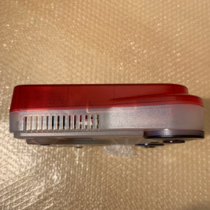 Boxed Clear Red Nintendo 64 set with N64Digital kit - compatible with JP and US games