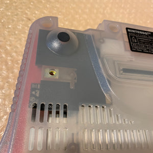 Boxed Clear Red Nintendo 64 set with N64Digital kit - compatible with JP and US games