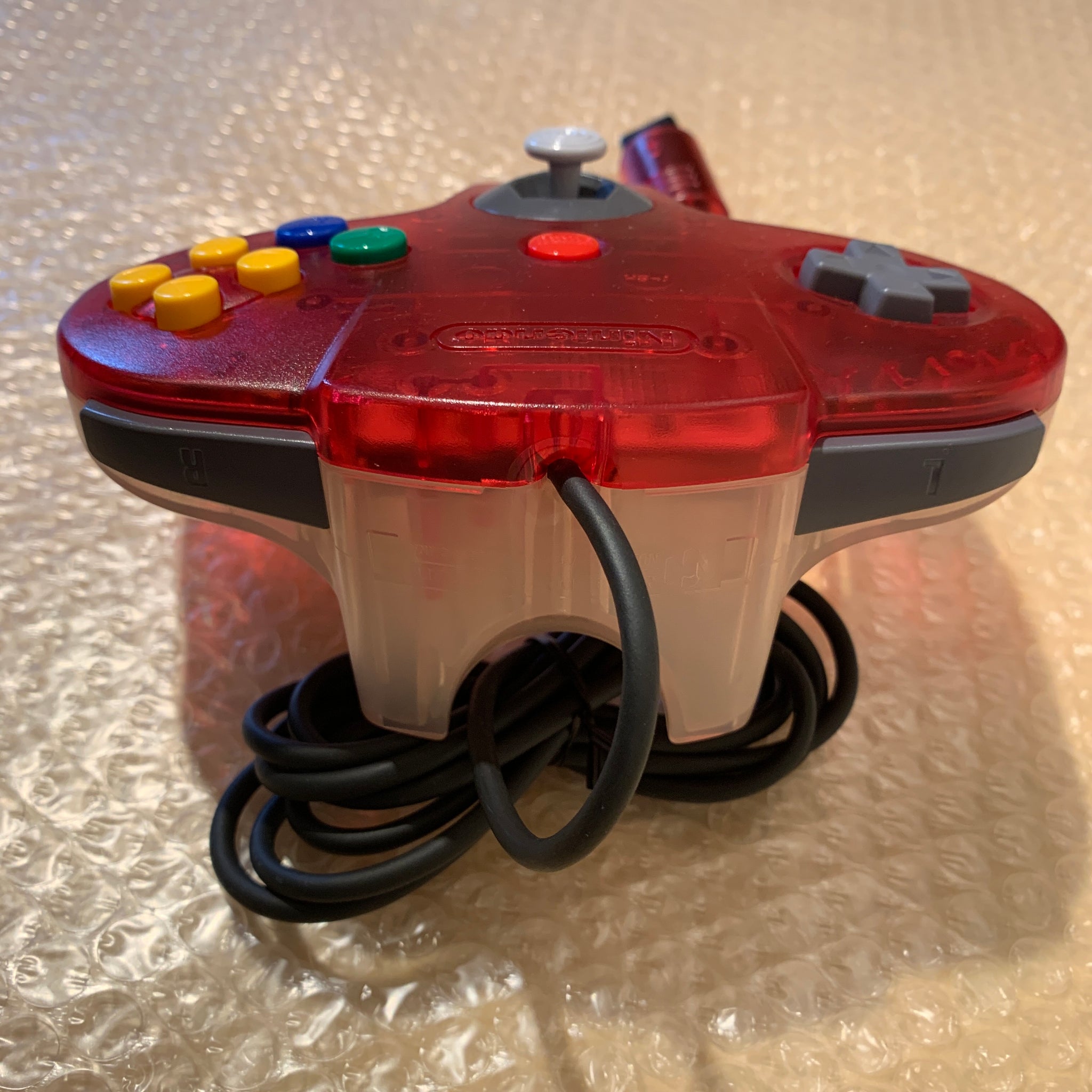 Boxed Clear Red Nintendo 64 set with N64Digital kit - compatible with ...