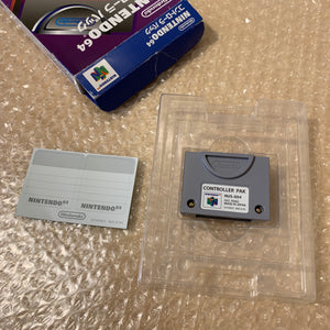 Boxed Clear Red Nintendo 64 set with N64Digital kit - compatible with JP and US games