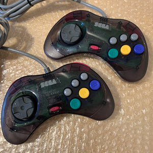 Derby Stallion limited skeleton Sega Saturn set with Fenrir ODE kit + FRAM Memory and RGB cable