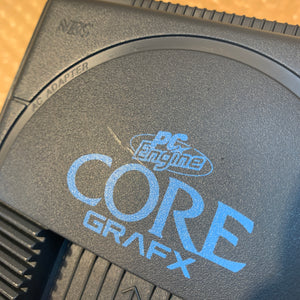 PC Engine Core Grafx with RGB kit and 3 controllers