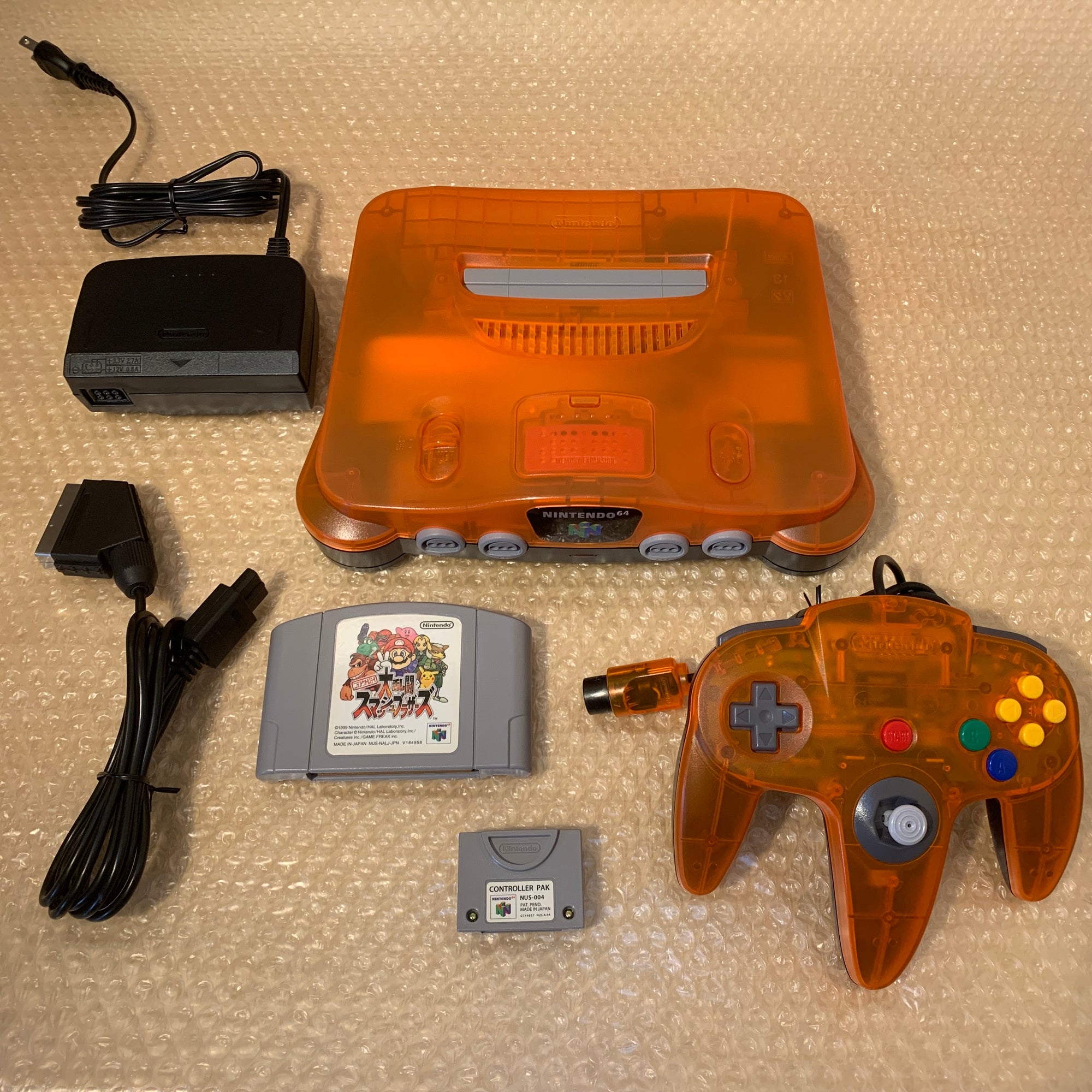 Daiei Hawks Nintendo 64 set with N64RGB kit - compatible with JP