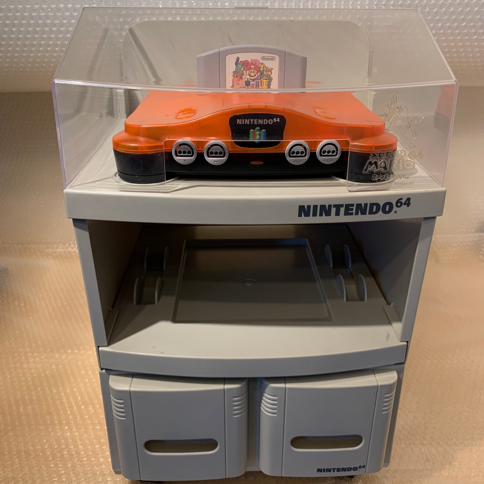 Daiei Hawks Nintendo 64 set with N64RGB kit - compatible with JP and US games + Station Rack