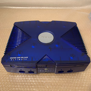 Boxed Xbox Dead or Alive "Kasumi-chan" Clear Blue set with High Definition AV Pack