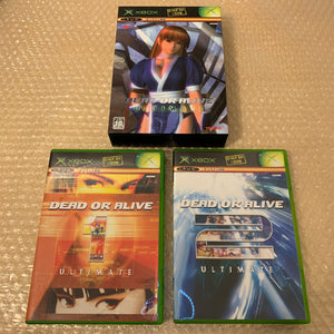 Boxed Xbox Dead or Alive "Kasumi-chan" Clear Blue set with High Definition AV Pack