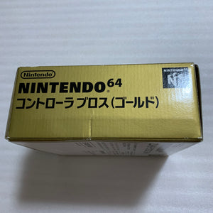 Gold Nintendo 64 in box set with ULTRA HDMI kit - compatible with JP and US games