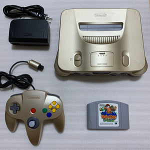 Gold Nintendo 64 set with ULTRA HDMI kit - compatible with JP and US games