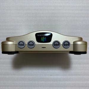 Gold Nintendo 64 set with ULTRA HDMI kit - compatible with JP and US games