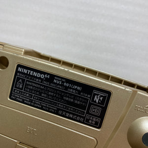 Gold Nintendo 64 set with ULTRA HDMI kit - compatible with JP and US games