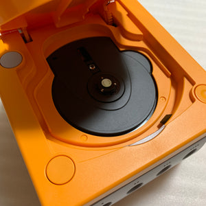 Orange Gamecube System - with GC Dual kit and JP/US switch