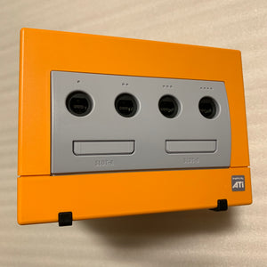 Orange Gamecube System - with GC Dual kit and JP/US switch