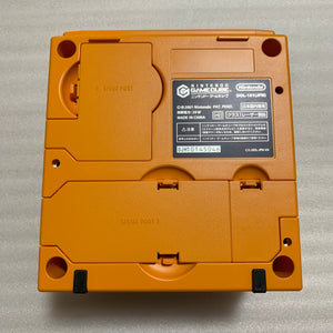 Orange Gamecube System - with GC Dual kit and JP/US switch