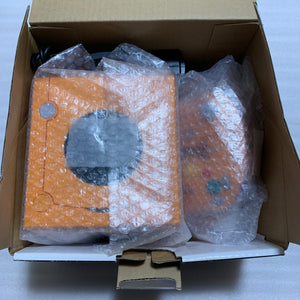 Orange Gamecube System - with GC Dual kit and JP/US switch