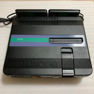 SHARP Twin Famicom set (AN-505-BK) with NESRGB kit and NES converter