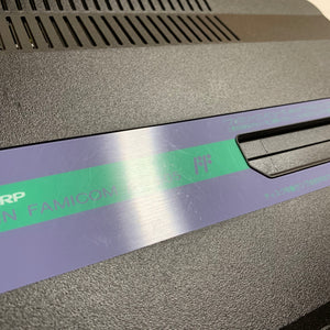 SHARP Twin Famicom set (AN-505-BK) with NESRGB kit and NES converter