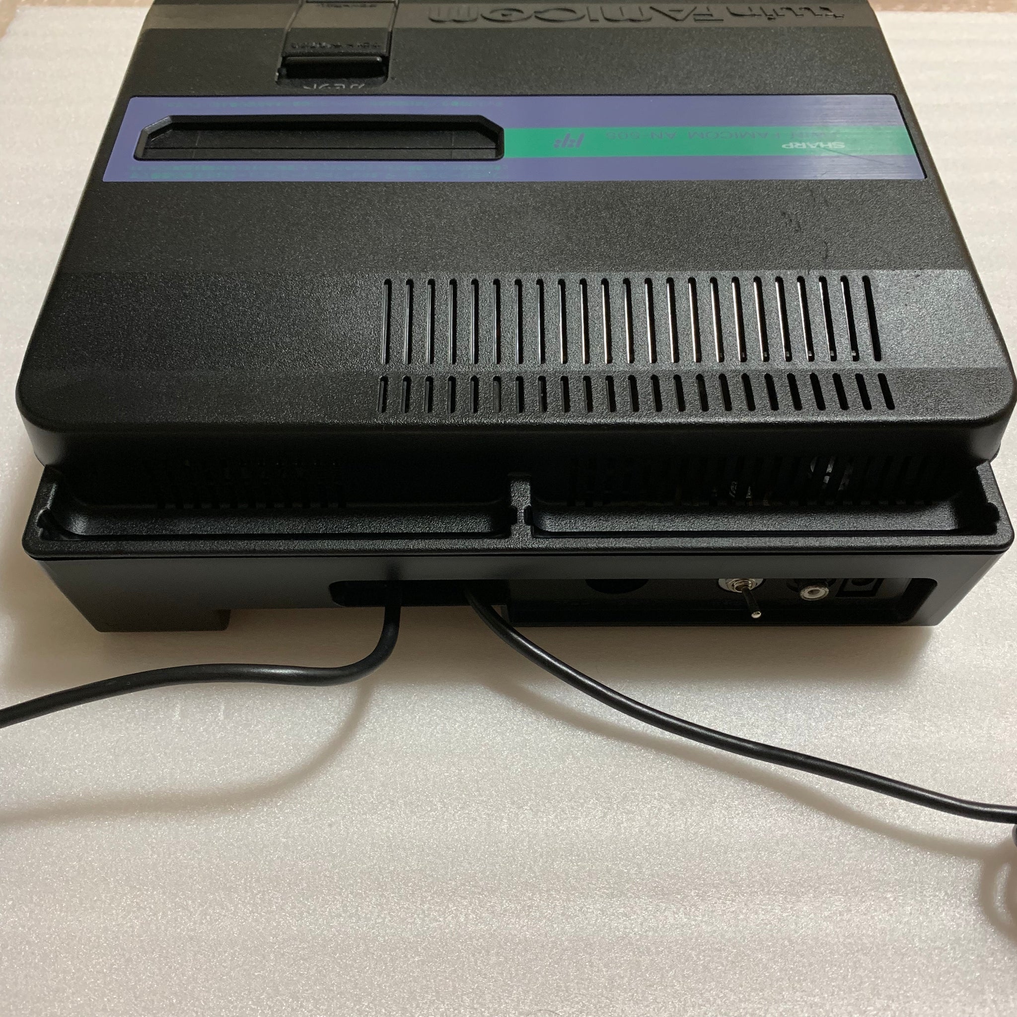 SHARP Twin Famicom set (AN-505-BK) with NESRGB kit and NES