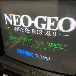NeoGeo AES System in box - Universe bios / RGB fix