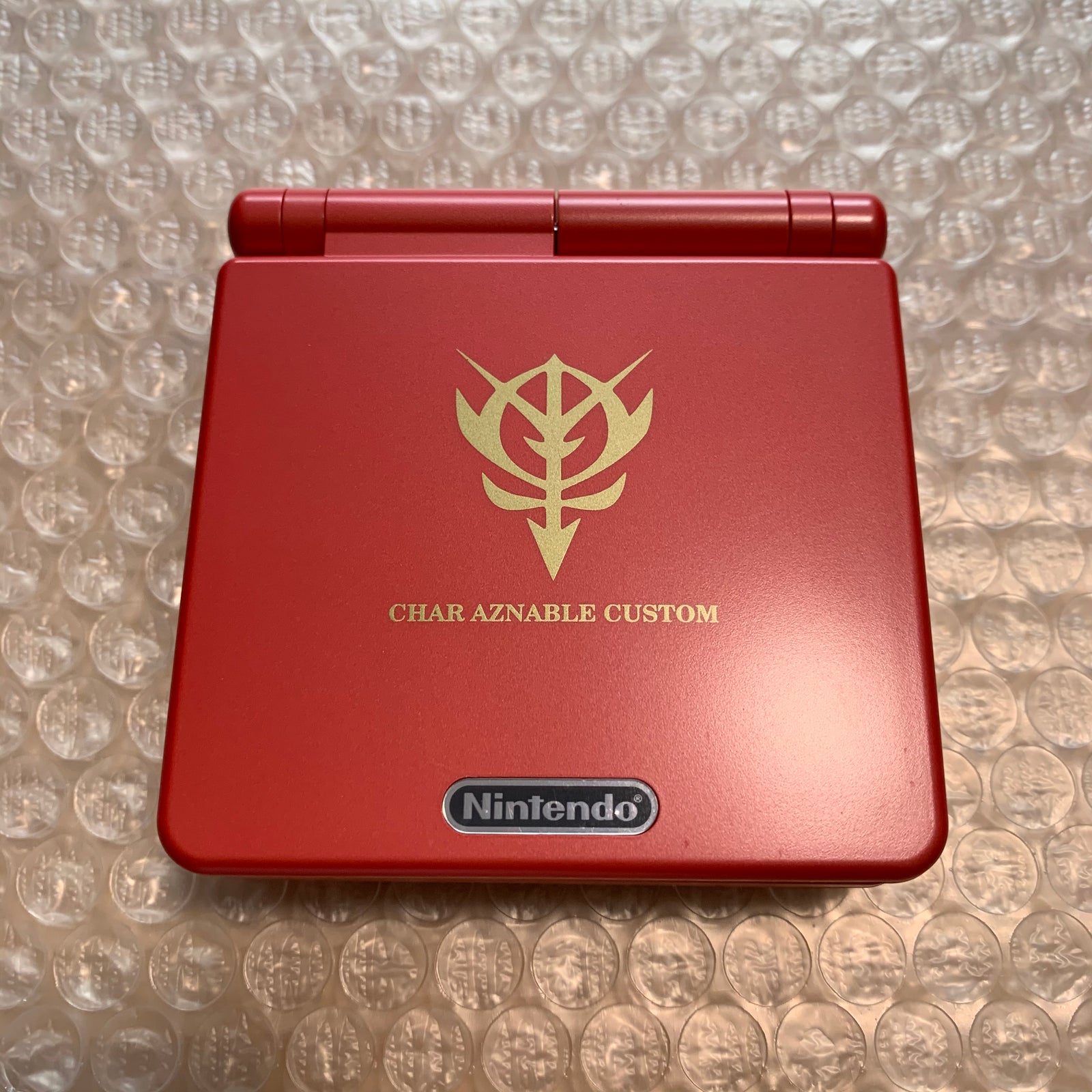 Game Boy Advance SP - Char Aznable model with IPS Backlight screen