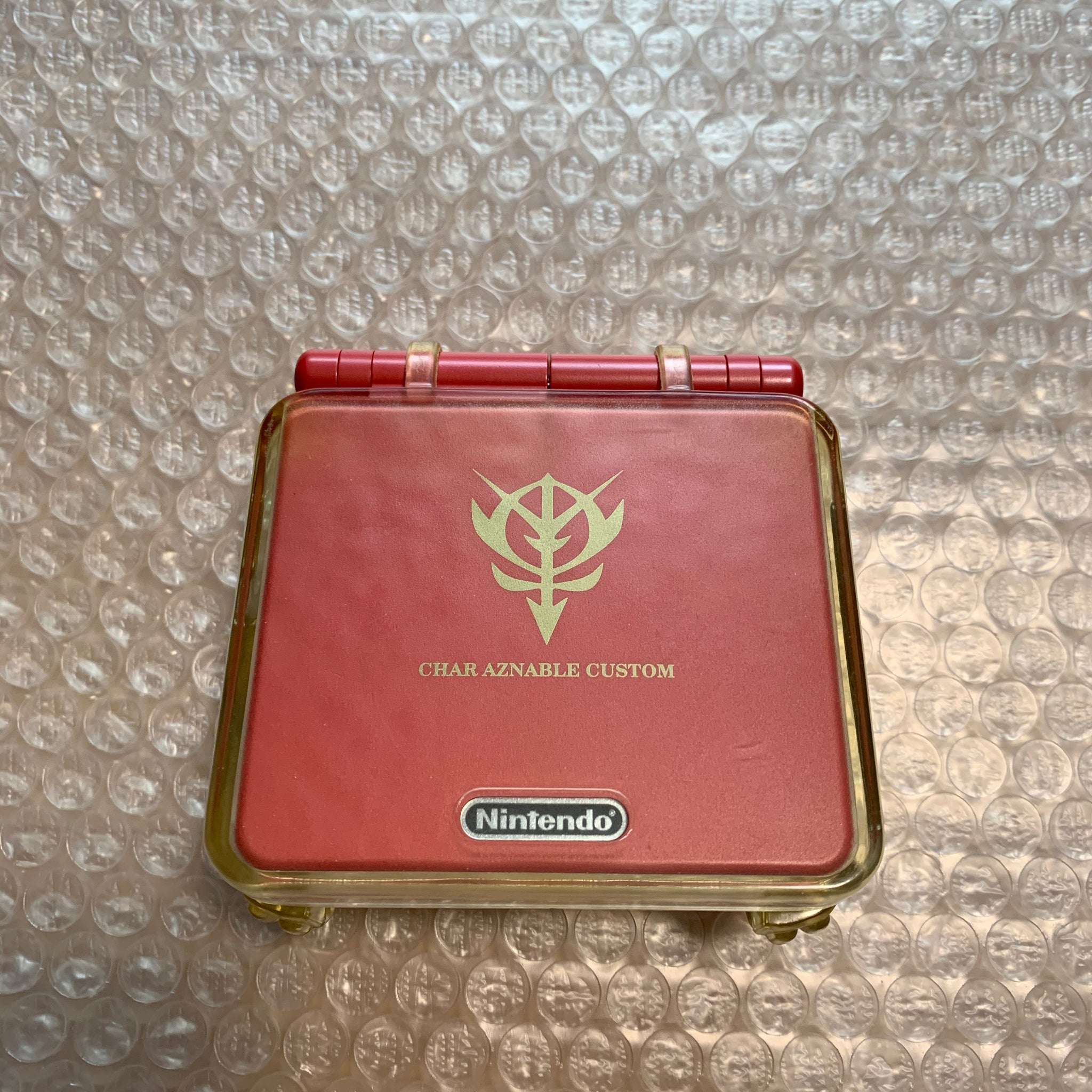 Game Boy Advance SP - Char Aznable model with IPS Backlight screen 