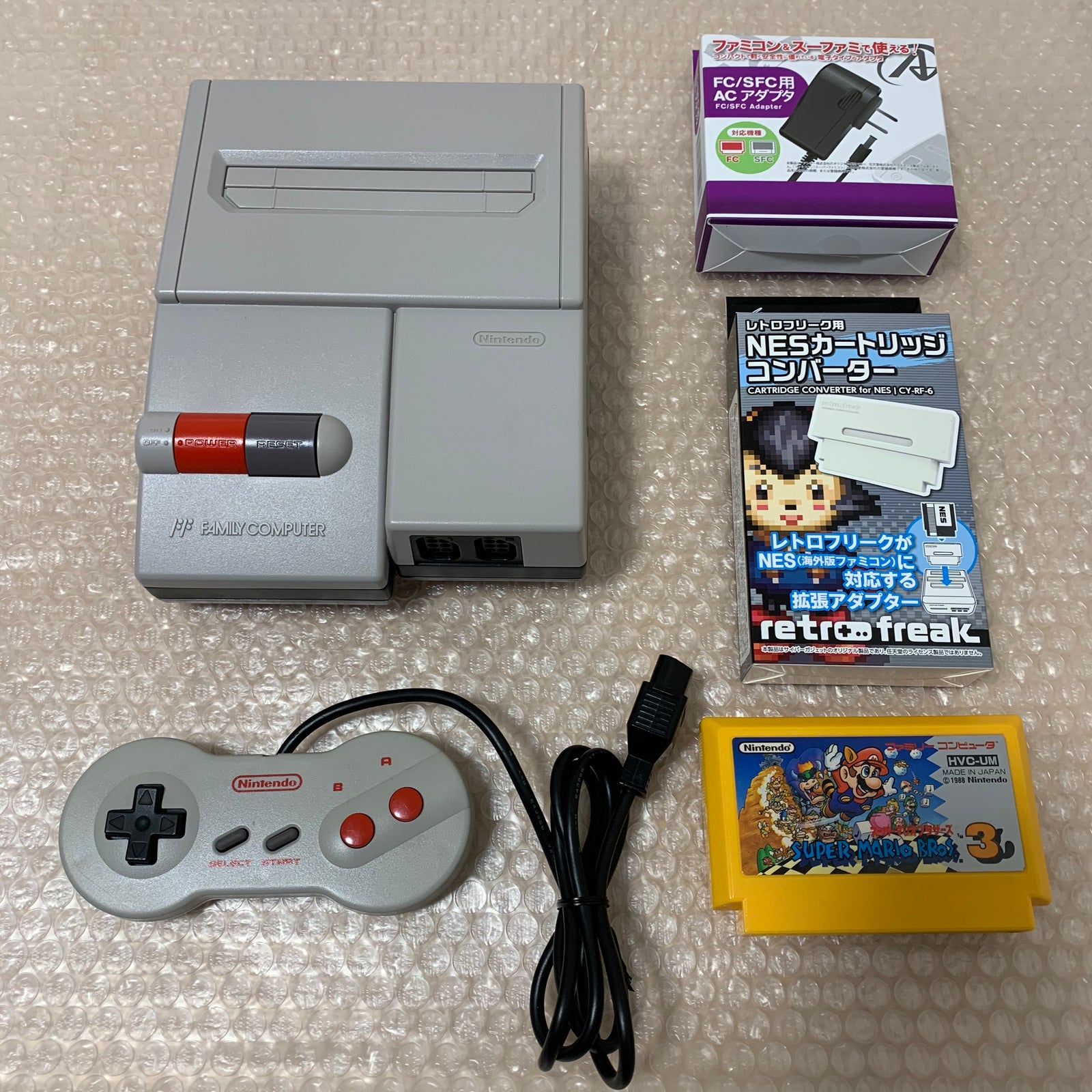 Hi-Def NES Modded AV Famicom - "No-cut" with NES Adapter set